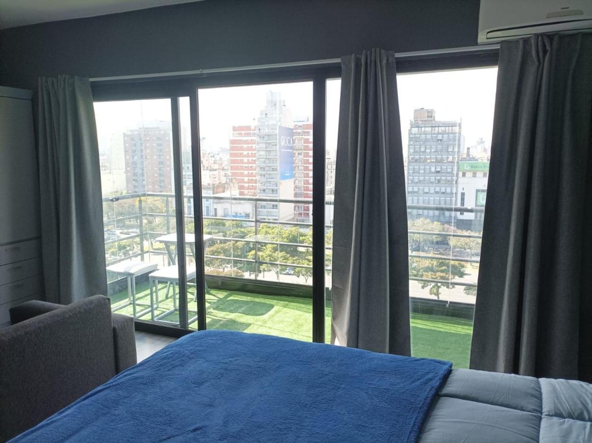 Amplio Studio Con Balcon Completamente Blindado, Proteccion Para Ninos Y Vista Abierta A La 9 De Julio Buenos Aires Dış mekan fotoğraf